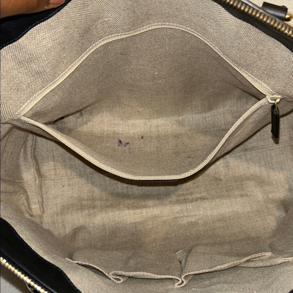 Gucci Microguccissima 2way Shoulder Tote Bag Black Leather Handbag +COA - Picture 14 of 17
